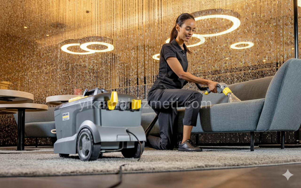 Karcher Puzzi 10/1 koltuk yıkama makinası ile profesyonel temizlik