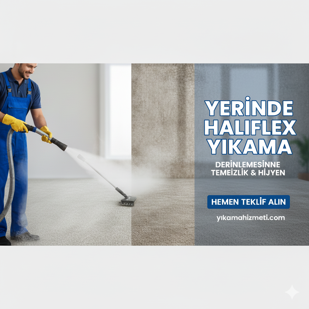 Yerinde profesyonel halı yıkama hizmeti