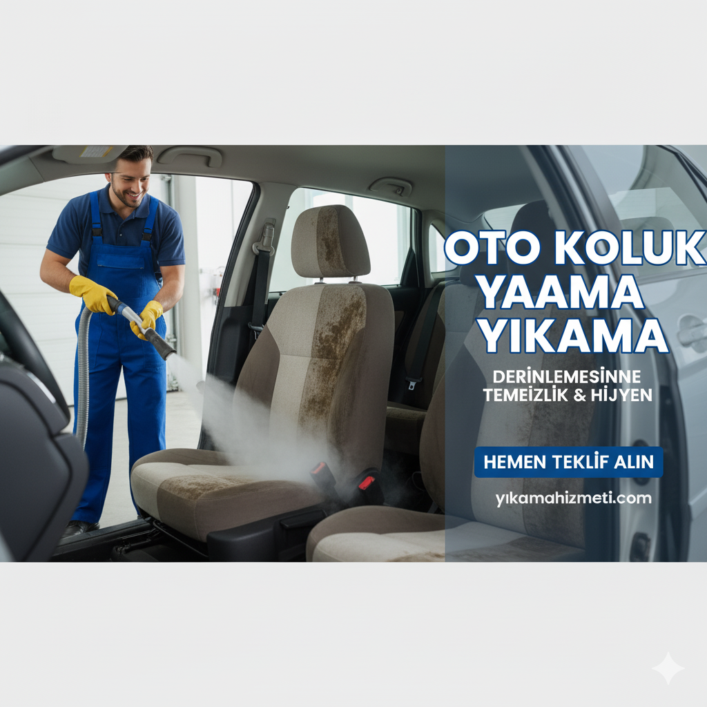 Detaylı araç koltuk yıkama hizmeti