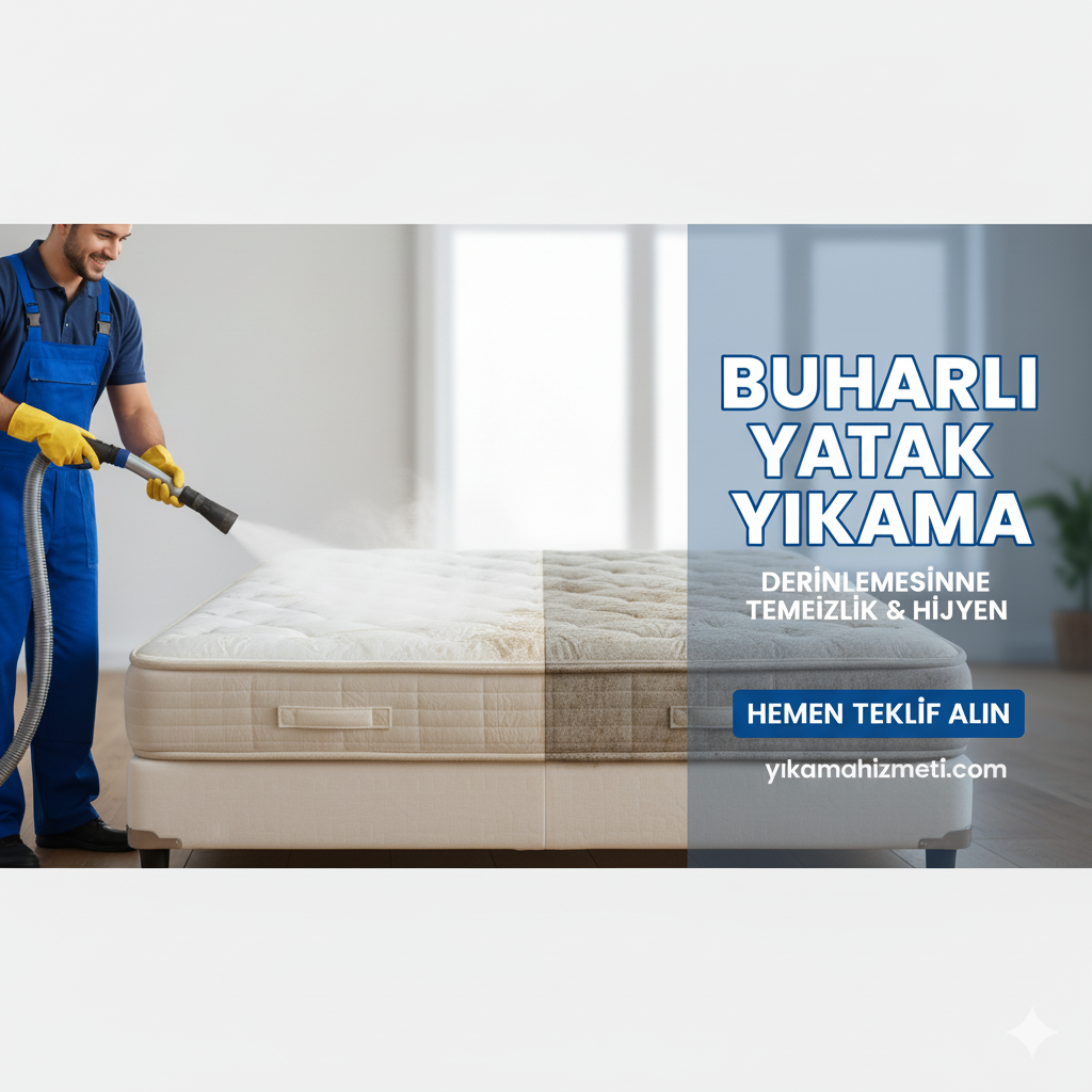 Hijyenik yatak yıkama hizmeti